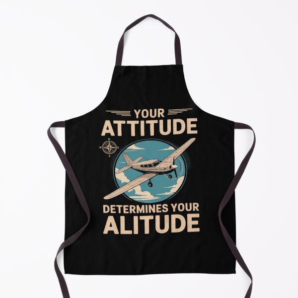 Item preview, Airplane Pilot Pun Your Attitude Determines designed and sold by KingsLife1994.