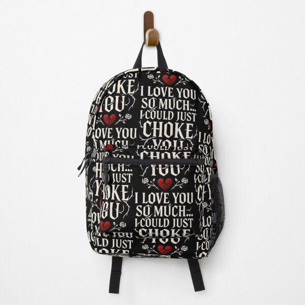 Item preview, Dark Humor Typography with Decorative Vines and Heart Symbol designed and sold by SplashTastic.