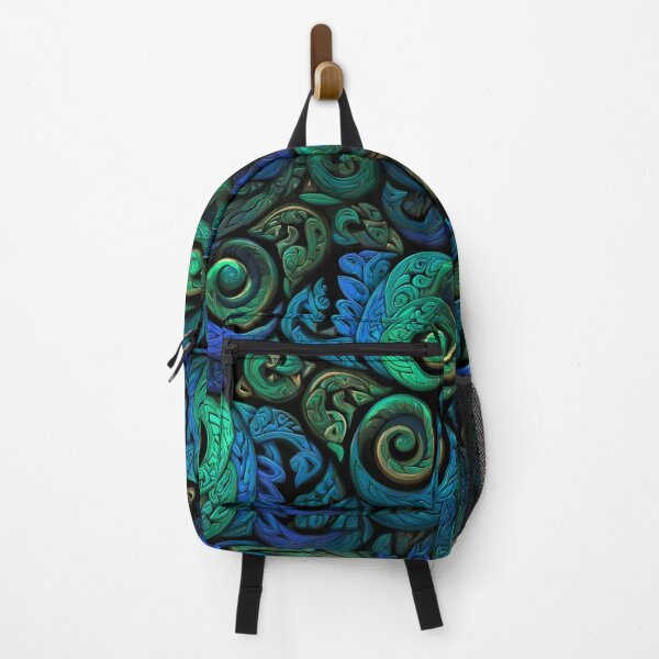 Item preview, New Zealand Māori Paua Pattern Koru Design 589 designed and sold by GrinGalore.