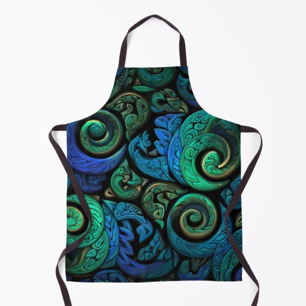 Item preview, New Zealand Māori Paua Pattern Koru Design 589 designed and sold by GrinGalore.