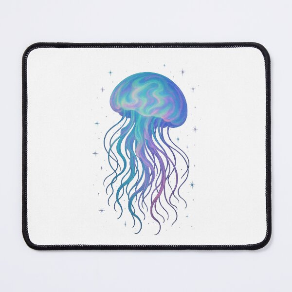 Item preview, Mystical Pastel Jellyfish – Cosmic Ocean Art designed and sold by inkoutninja.