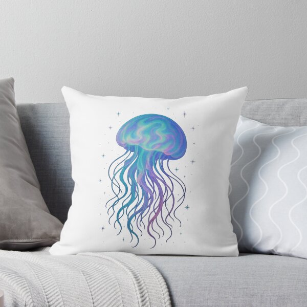 Item preview, Mystical Pastel Jellyfish – Cosmic Ocean Art designed and sold by inkoutninja.
