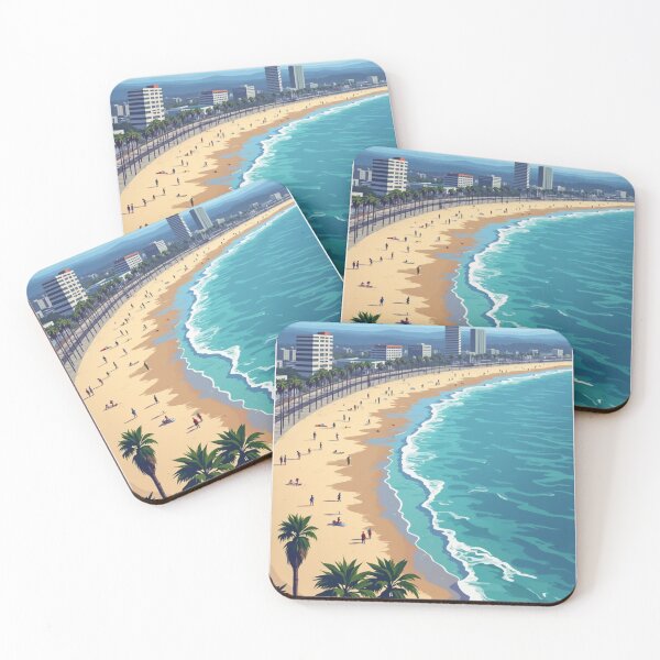Item preview, Long Beach Travel Poster, Perfect Gift for Travel Enthusiasts, Vintage Style Wall Art, USA art for home decor, Long Beach print. Sticker designed and sold by Thegalleryshop1.