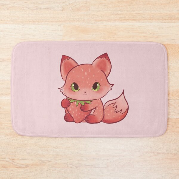 Item preview, Strawberry Fox designed and sold by AuraBerryArt.