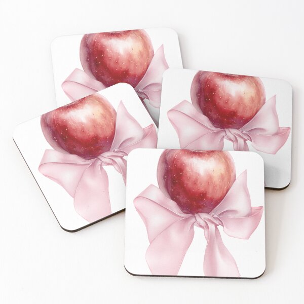 Item preview, Apple with a Pink Ribbon designed and sold by Grafititee.