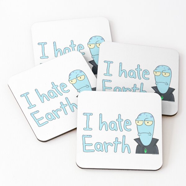 Item preview, Korvo I Hate Earth designed and sold by DogoMalulu.