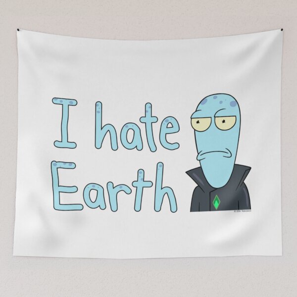 Item preview, Korvo I Hate Earth designed and sold by DogoMalulu.