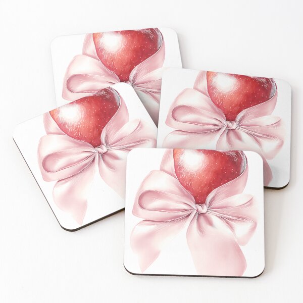Item preview, Apple with a Pink Ribbon designed and sold by Grafititee.