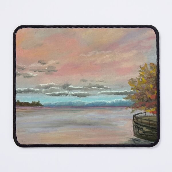 Item preview, Sunset on Lake Constance designed and sold by tally-zhiv.