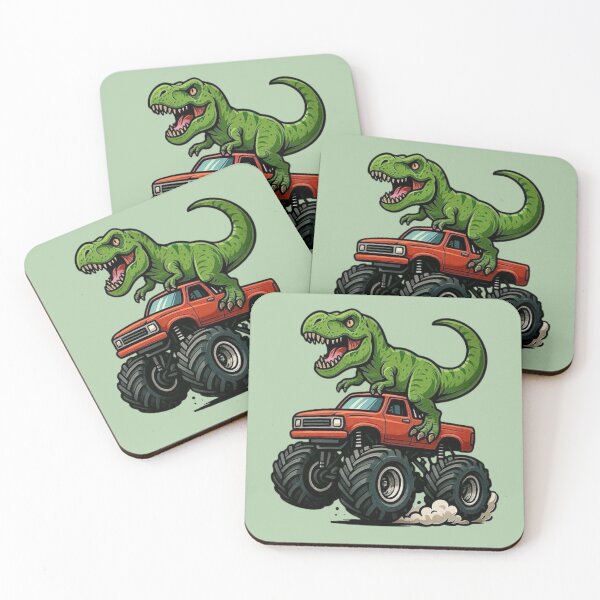 Item preview, T-Rex Monster Truck Madness - Roaring Dino Power designed and sold by Myra365Art.