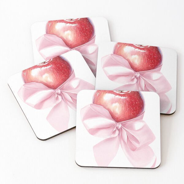 Item preview, Apple with a Pink Ribbon designed and sold by Grafititee.