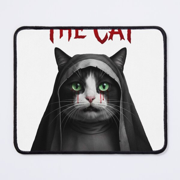 Item preview, The Cat - Horror Movie Nun Parody designed and sold by j-2k.