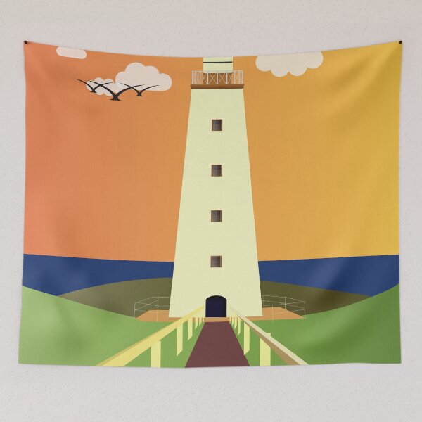 Item preview, Lighthouse at sunset designed and sold by Design4uStudio.