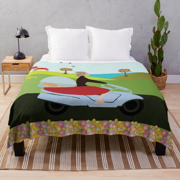 Item preview, A woman on a motorcycle designed and sold by Design4uStudio.
