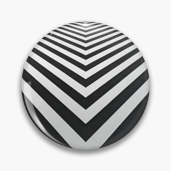 Item preview, Minimal Black and White Optical Pattern – Modern Geometric Line Design designed and sold by NoctaHike.