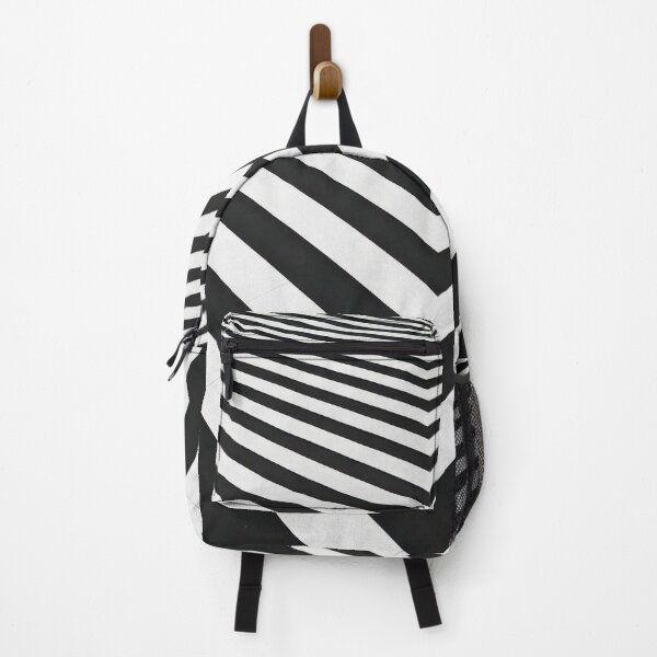 Item preview, Patrón óptico minimalista en blanco y negro – Diseño moderno de líneas geométricas designed and sold by NoctaHike.