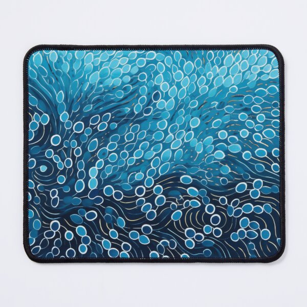 Item preview, Aboriginal Inspired Dot Art - The Serenity of the Ocean Waves designed and sold by GrinGalore.