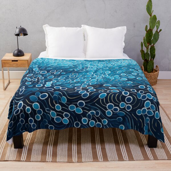 Item preview, Aboriginal Inspired Dot Art - The Serenity of the Ocean Waves designed and sold by GrinGalore.