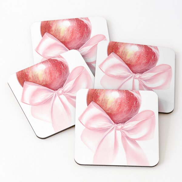 Item preview, Apple with a Pink Ribbon designed and sold by Grafititee.