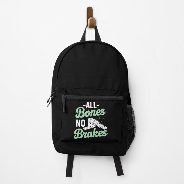 Item preview, All Bones No Brakes Dominoes Player Saying designed and sold by PeteHomenick.