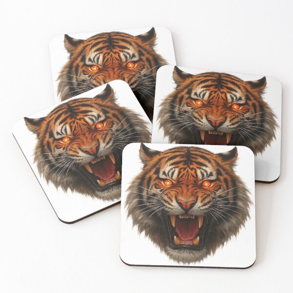 Item preview, Roaring Tiger with Eyes of Flame designed and sold by PinkGothica.