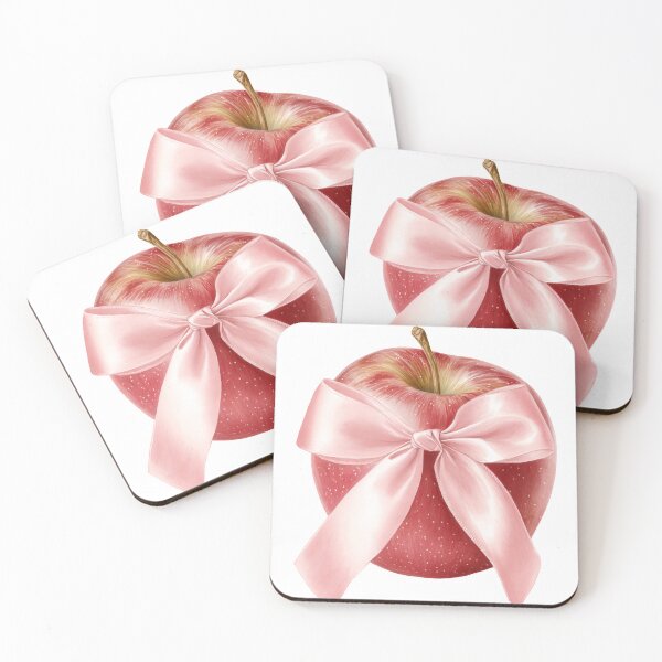 Item preview, Apple with a Pink Ribbon designed and sold by Grafititee.