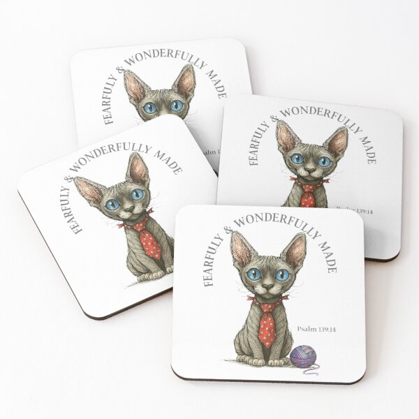 Item preview, Sphynx Cat with Diamond Mark of Grace designed and sold by CoffeeNJesus.