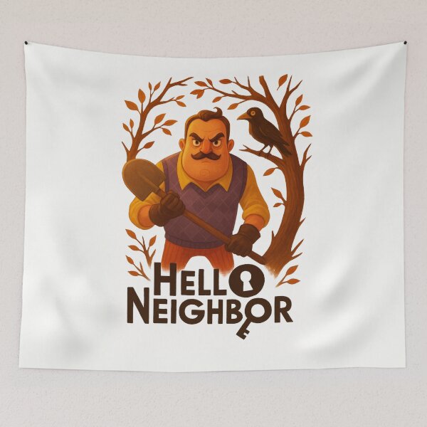 Item preview, Hello Neighbor, The Neighbor’s Secret designed and sold by LyssasMindArt.