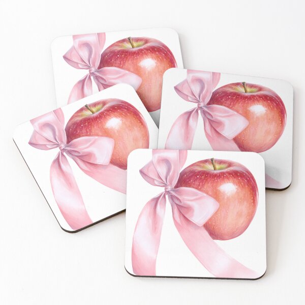 Item preview, Apple with a Pink Ribbon designed and sold by Grafititee.