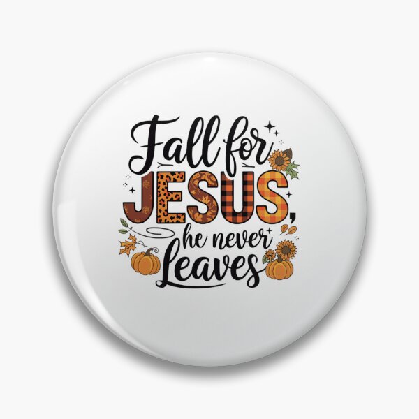 Item preview, leaves vintage autumn thanksgiving vibe retro thankful Fall for jesus he never designed and sold by JuliusaMenzelo.