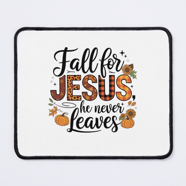Item preview, leaves vintage autumn thanksgiving vibe retro thankful Fall for jesus he never designed and sold by JuliusaMenzelo.