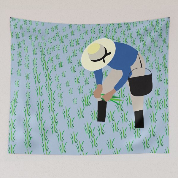 Item preview, rice field designed and sold by Design4uStudio.