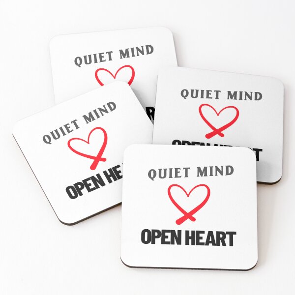 Item preview, Quiet Mind Open Heart designed and sold by SavvyVacationer.