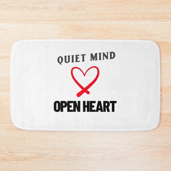 Item preview, Quiet Mind Open Heart designed and sold by SavvyVacationer.