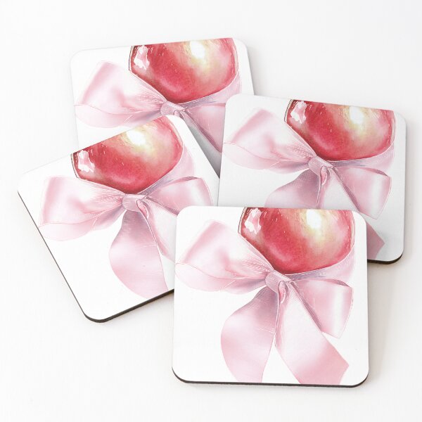 Item preview, Apple with a Pink Ribbon designed and sold by Grafititee.
