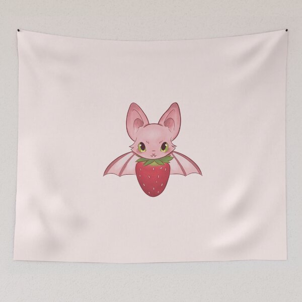 Item preview, Strawberry Bat designed and sold by AuraBerryArt.