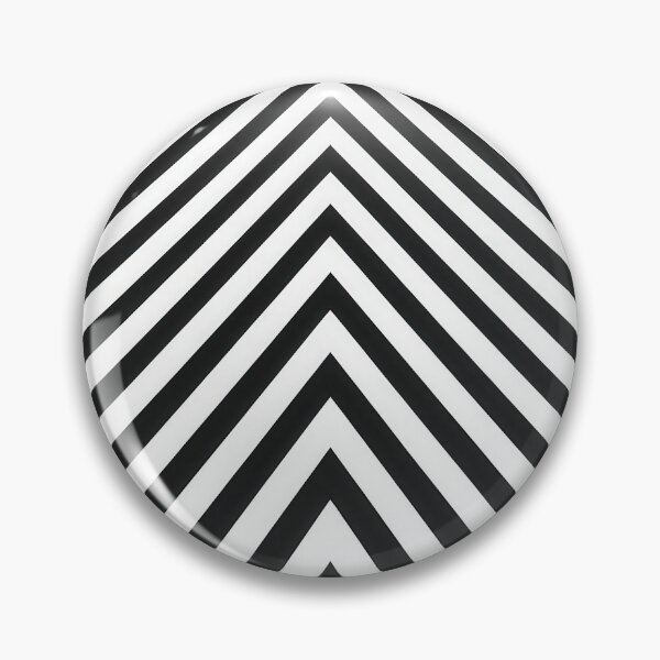 Artikelvorschau, Schwarz-weißes Chevron-Muster – Minimalistisches optisches Linienkunstdesign entworfen und verkauft von NoctaHike.