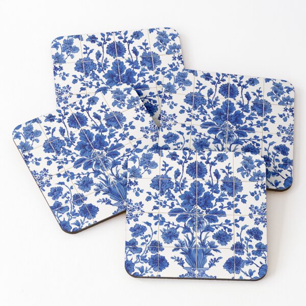 Item preview, Royal Delft Blue Flower Vase Pattern designed and sold by GrinGalore.