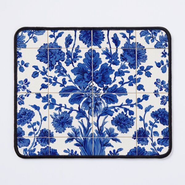 Item preview, Royal Delft Blue Flower Vase Pattern designed and sold by GrinGalore.