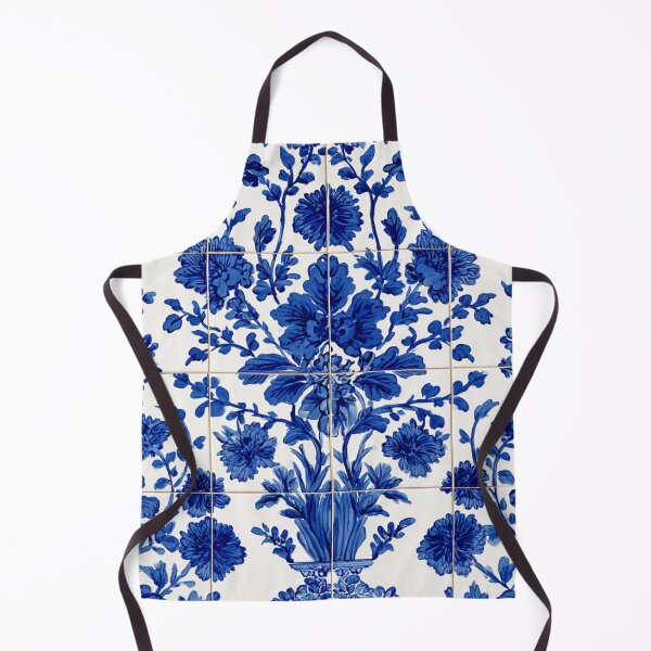 Item preview, Royal Delft Blue Flower Vase Pattern designed and sold by GrinGalore.