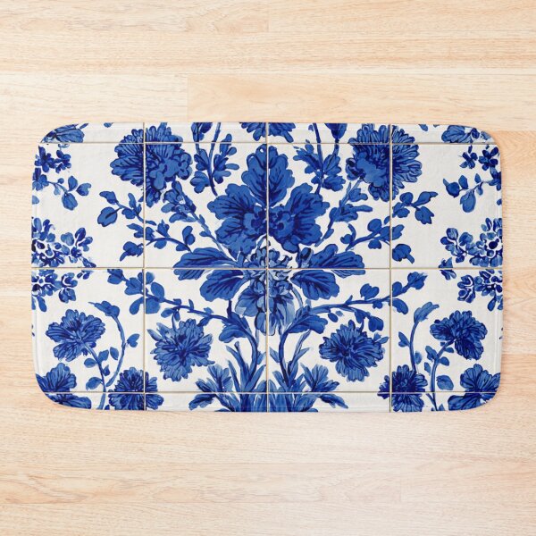 Item preview, Royal Delft Blue Flower Vase Pattern designed and sold by GrinGalore.