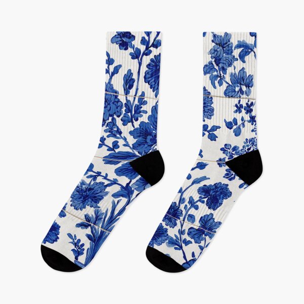 Item preview, Royal Delft Blue Flower Vase Pattern designed and sold by GrinGalore.