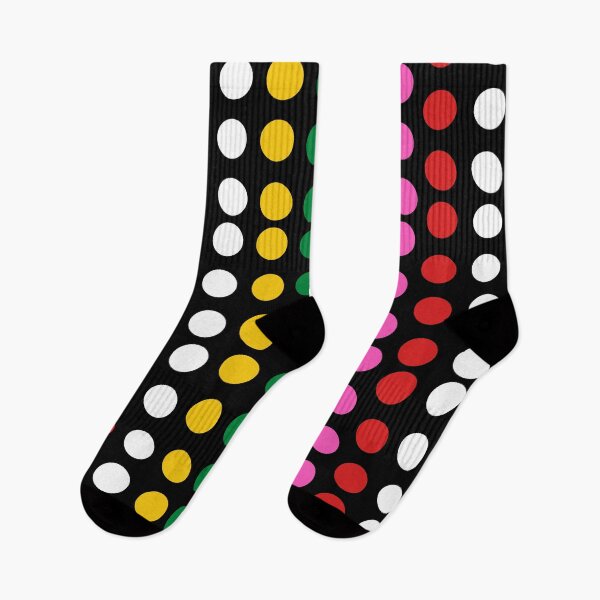 Item preview, Multicolored Polka Dot Pattern on Black – Vibrant Circle Design designed and sold by Cultradesign.