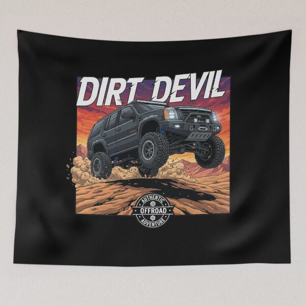 Item preview, Extreme 4x4 Jump Illustration - High-Action Off-Road SUV Racing Graphic Tee designed and sold by nhstaruna.