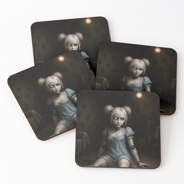 Item preview, Creepy android doll haunted habitat   designed and sold by CathryneDelamort.