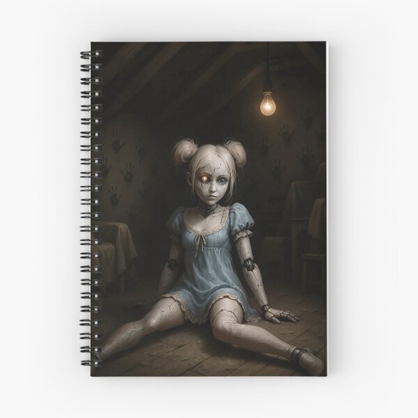 Item preview, Creepy android doll haunted habitat   designed and sold by CathryneDelamort.