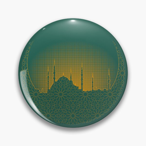Item preview, Blue Mosque (Sultan Ahmed) Silhouette with a crescent designed and sold by Tansel Diplikaya.