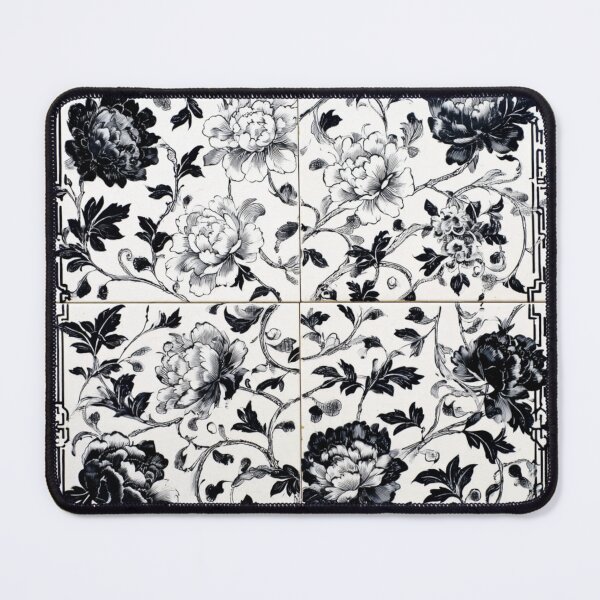Item preview, Royal Delft Black Flower Pattern designed and sold by GrinGalore.