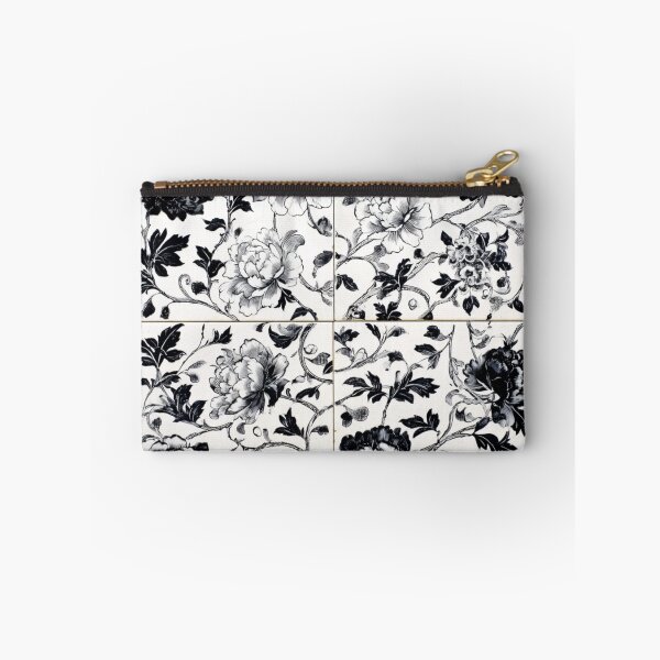 Item preview, Royal Delft Black Flower Pattern designed and sold by GrinGalore.
