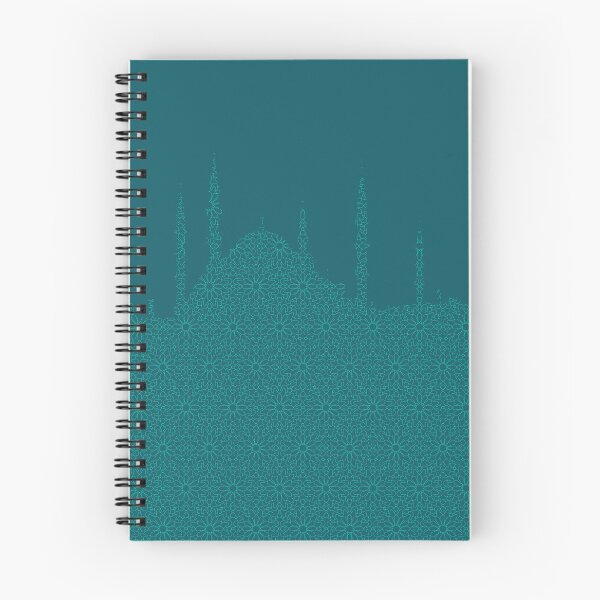 Item preview, Blue Mosque Silhouette with Islamic Pattern designed and sold by Tansel Diplikaya.